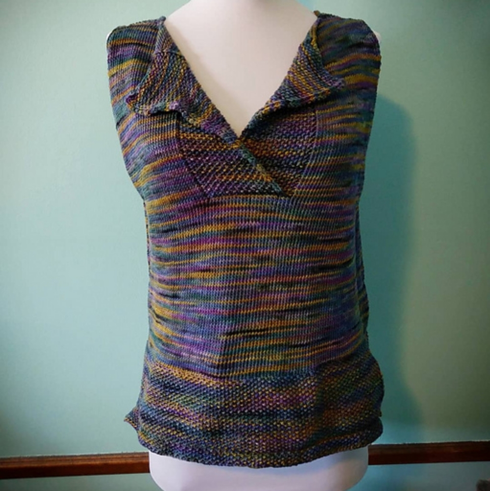 HANDKNIT cotton tank top